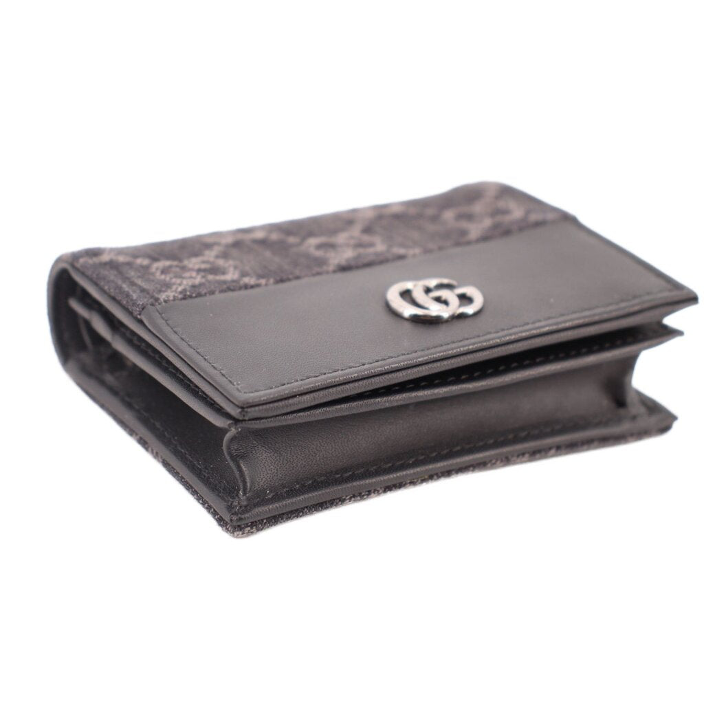 GUCCI MARMONT CARD CASE WALLETS BLACK