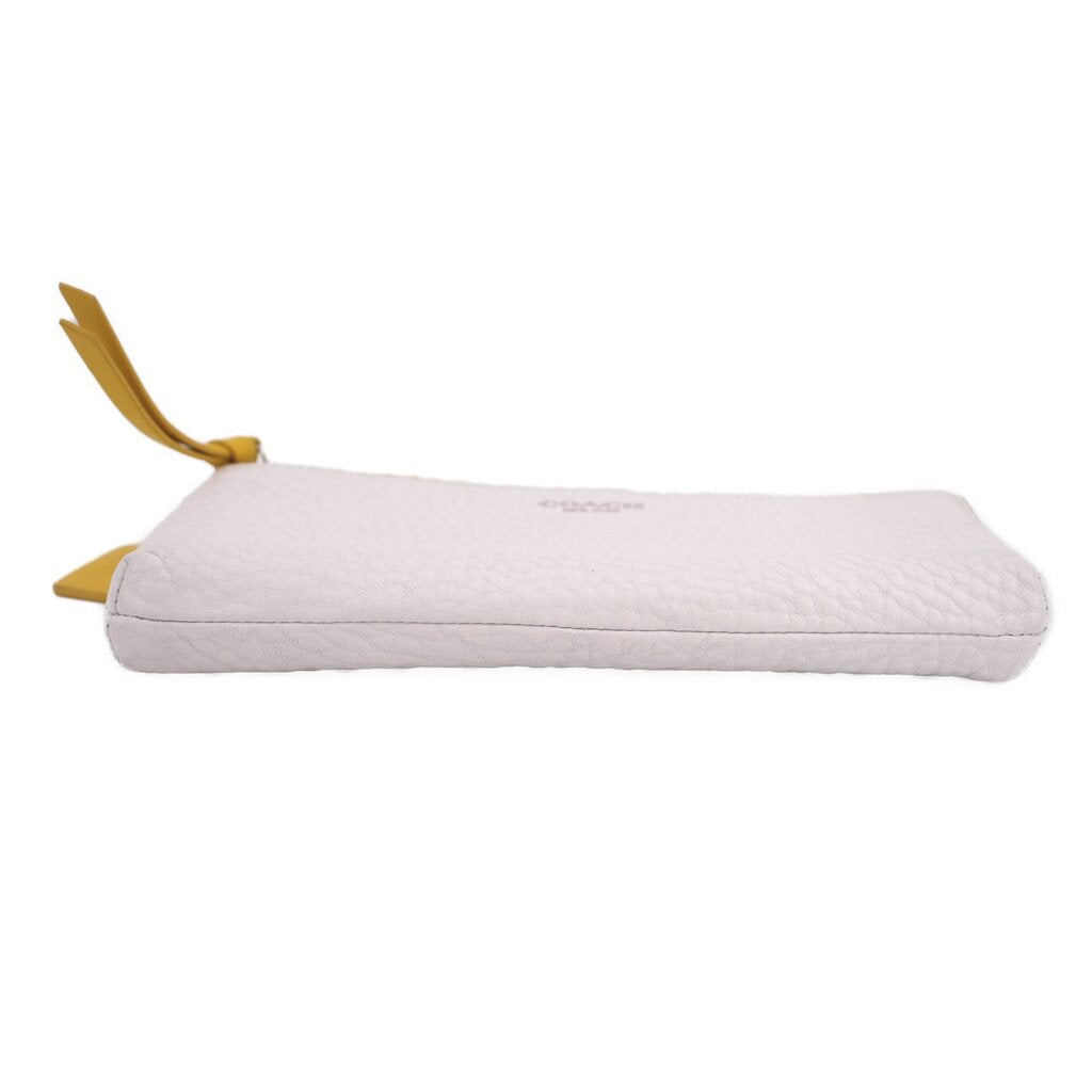 COACH DOUBLE WRISTLET WALLETS WHITE