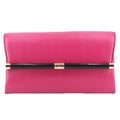 DVF LEATHER CLUTCHES PINK