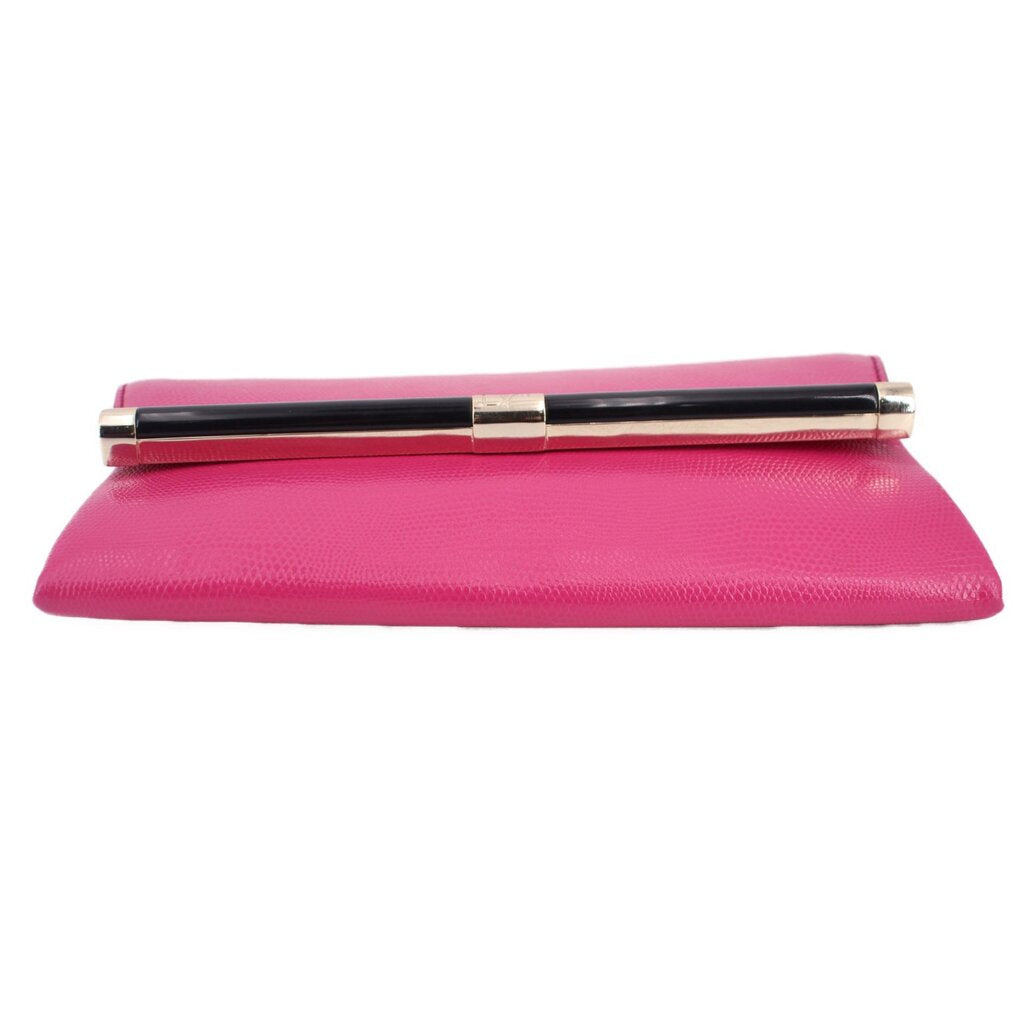 DVF LEATHER CLUTCHES PINK