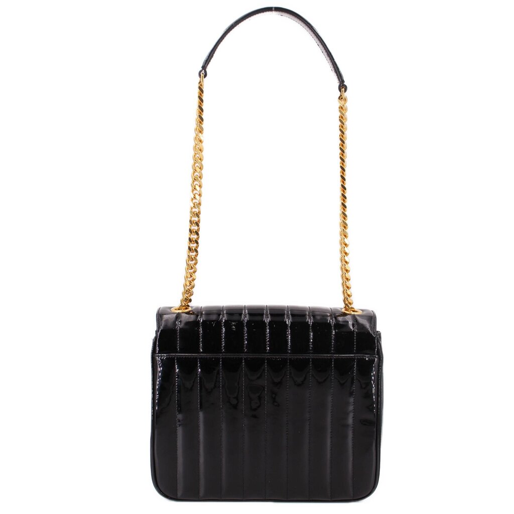 YSL LARGE VICKY SHOULDER BAGS BLACK