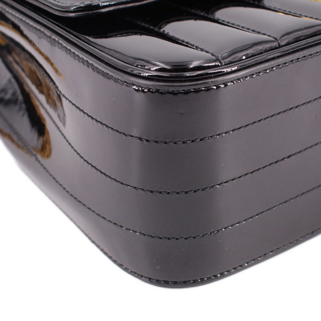YSL LARGE VICKY SHOULDER BAGS BLACK