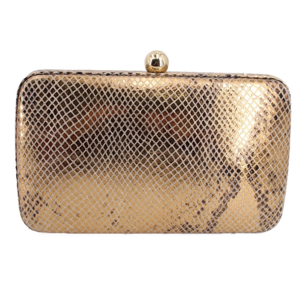 TORY BURCH METALLIC CLUTCHES GOLD