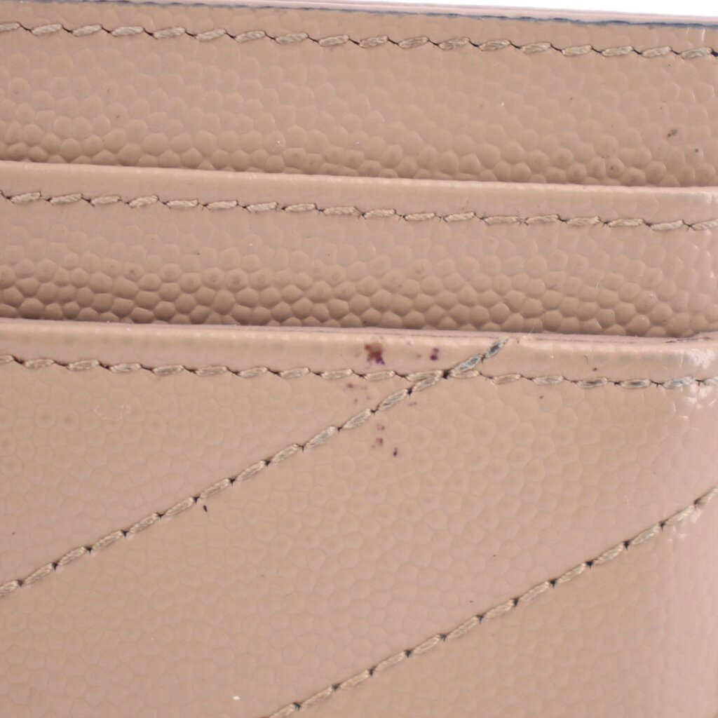YSL CASSANDRE CARD WALLETS BEIGE
