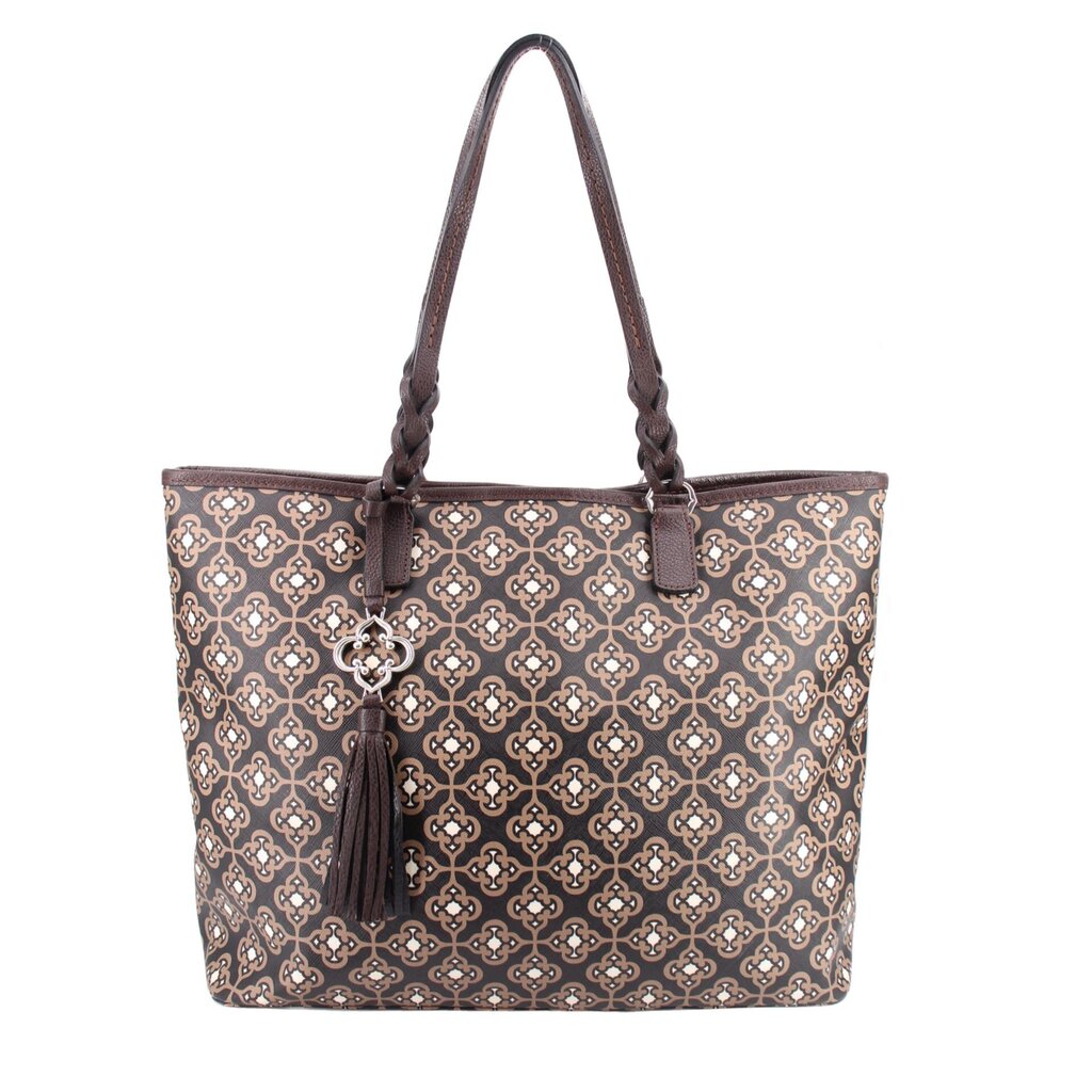 BRIGHTON ARACELI CARRYALL TOTES BRWN/BLK