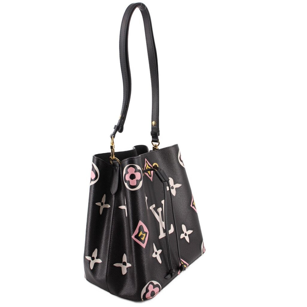 LOUIS VUITTON NEONOE MM WILD AT HEART CROSSBODYS BLACK