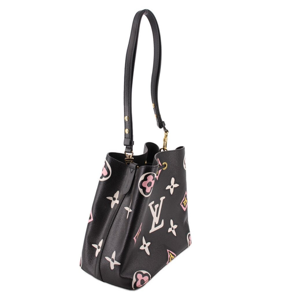 LOUIS VUITTON NEONOE MM WILD AT HEART CROSSBODYS BLACK
