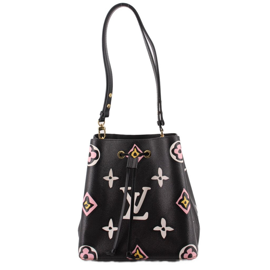 LOUIS VUITTON NEONOE MM WILD AT HEART CROSSBODYS BLACK