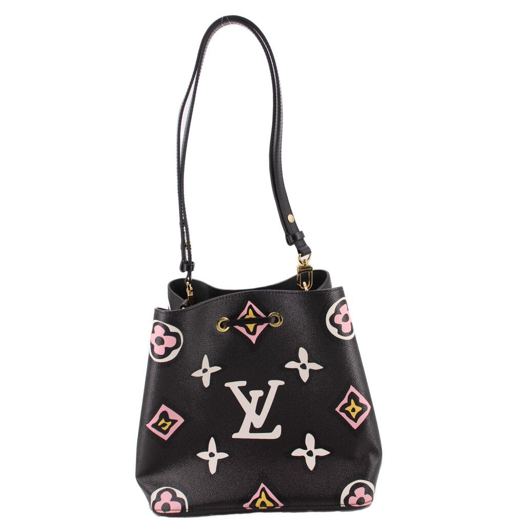 LOUIS VUITTON NEONOE MM WILD AT HEART CROSSBODYS BLACK