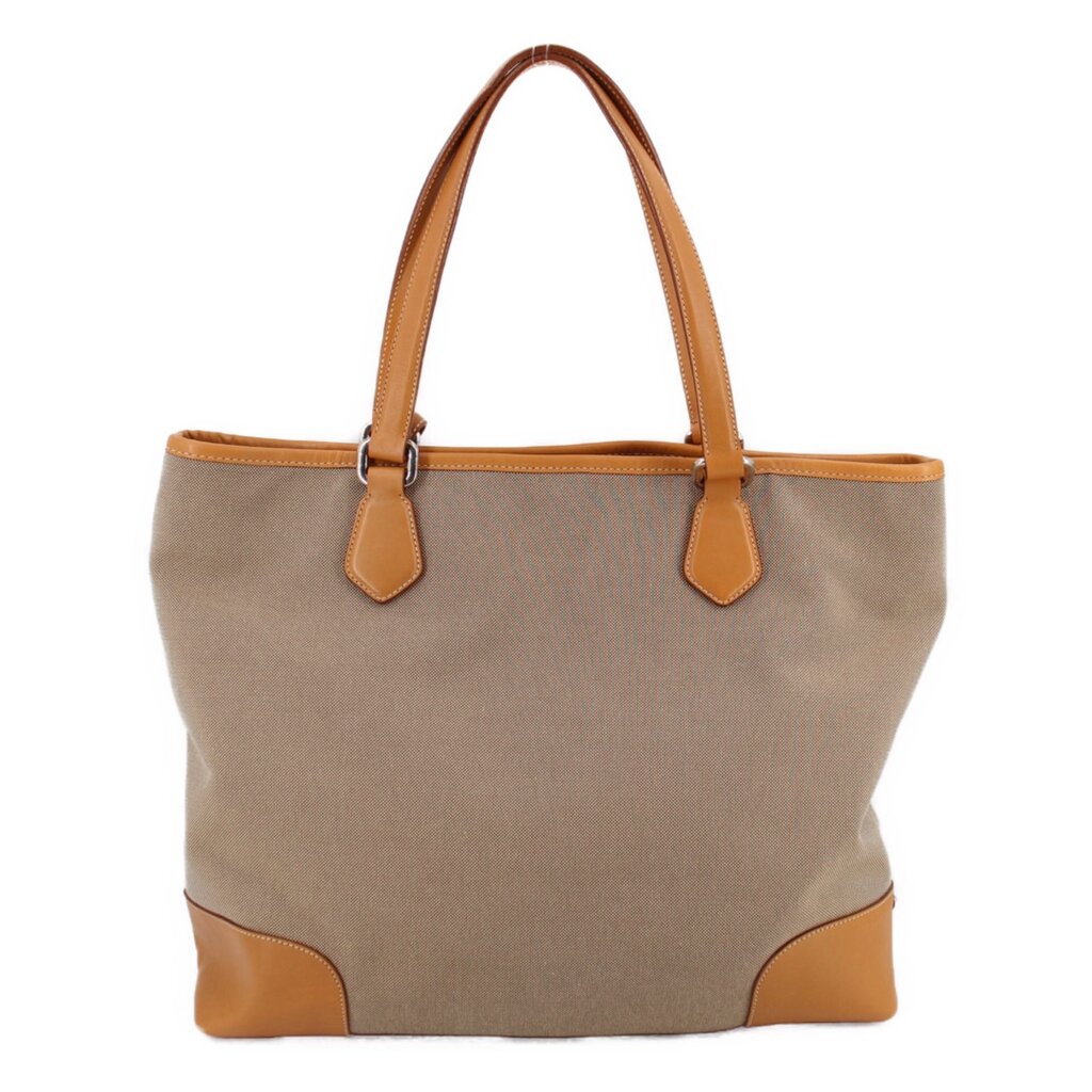 PRADA CANAPA LOGO TOTES BROWN