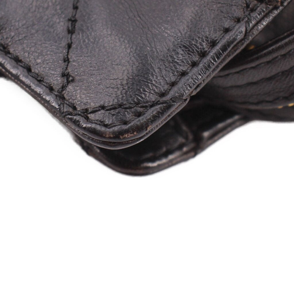 CHANEL VINTAGE LAMBSKIN SHOPPER TOTES BLACK