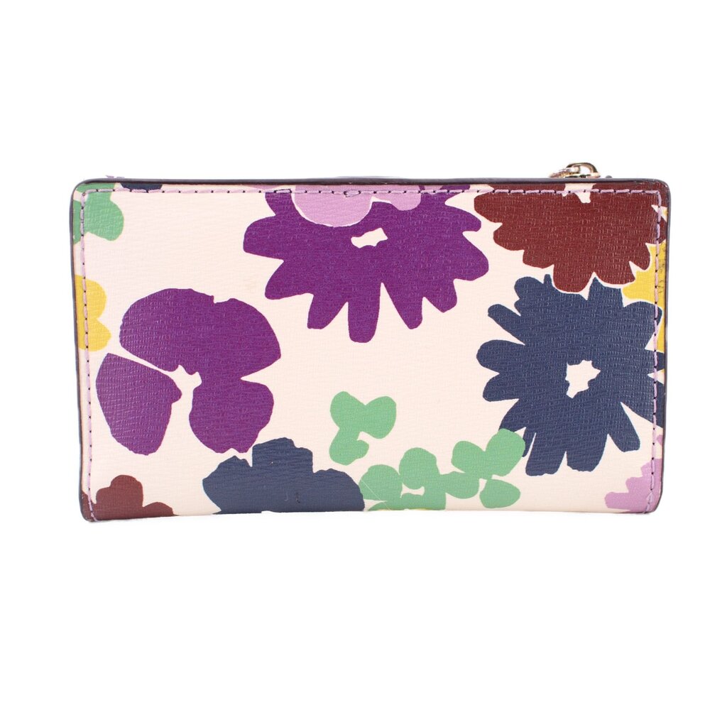 KATE SPADE SYLVIA SWING SLIM BIFOLD WALLETS FLORAL