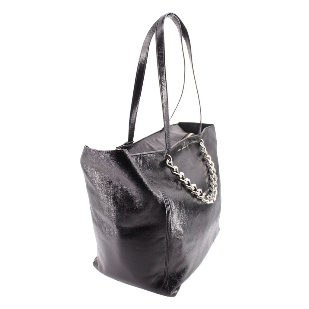 REBECCA MINKOFF SIMPLE CHAIN TOTES BLACK