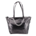 REBECCA MINKOFF SIMPLE CHAIN TOTES BLACK