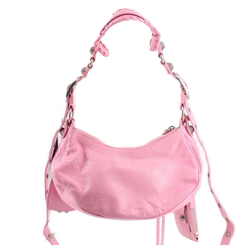 BALENCIAGA LE CAGOLE XS SHOULDER BAGS PINK