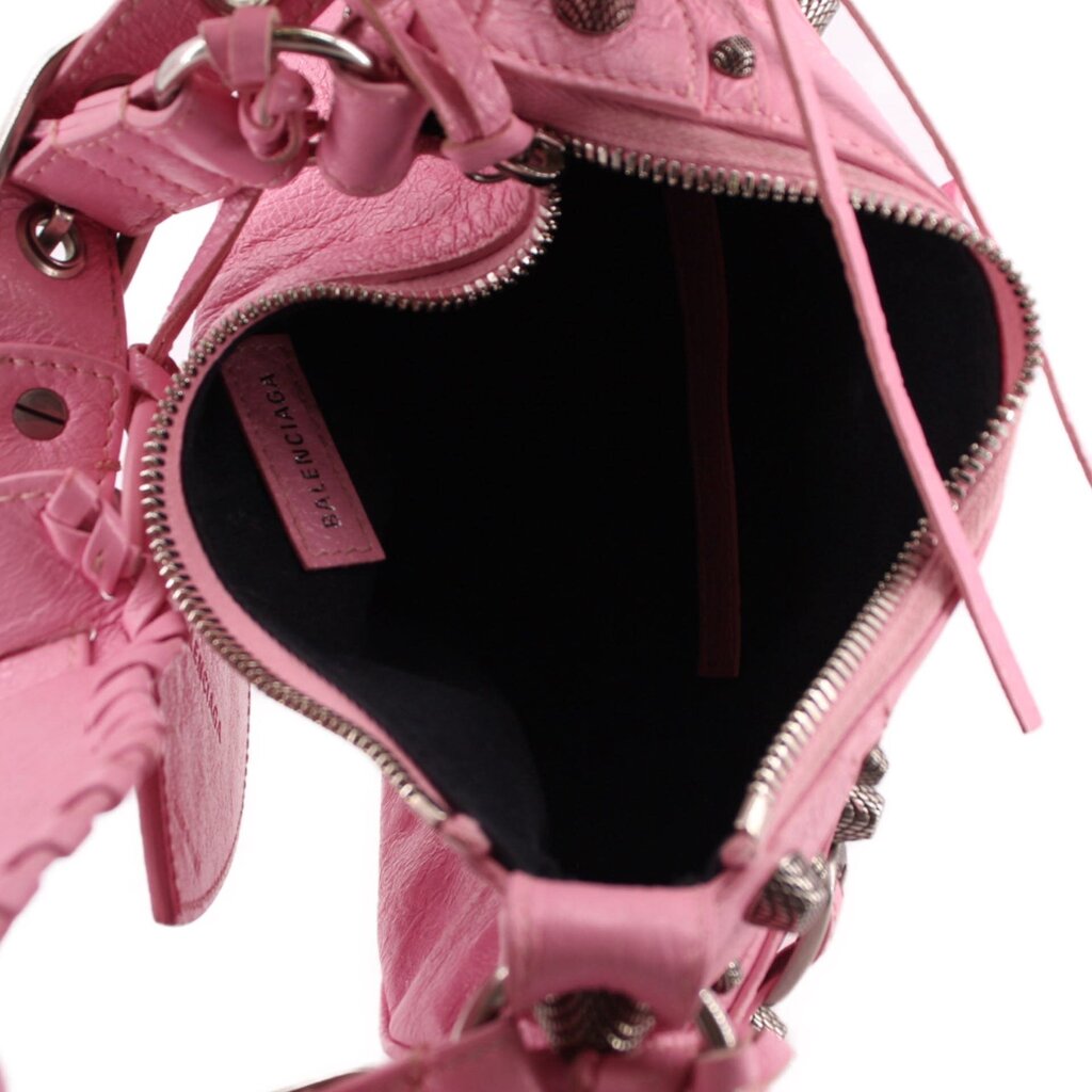 BALENCIAGA LE CAGOLE XS SHOULDER BAGS PINK