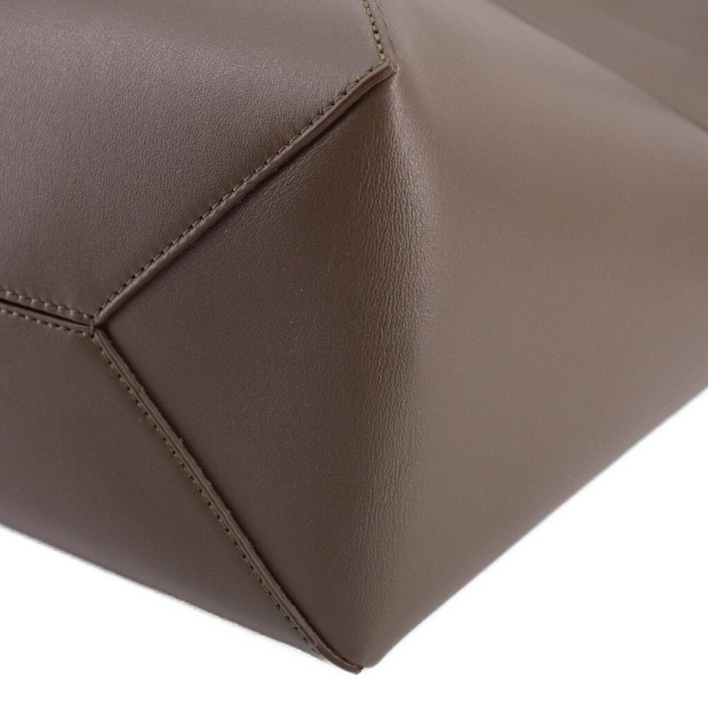 LOEWE LEATHER PUZZLE FOLD TOTES OLIVE