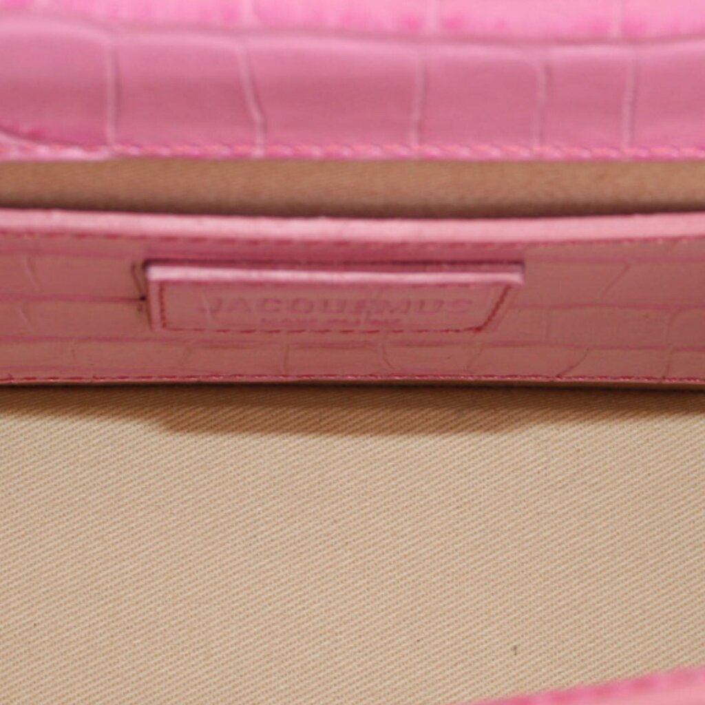 JACQUEMUS BAMBINO LONG SHOULDER BAGS PINK