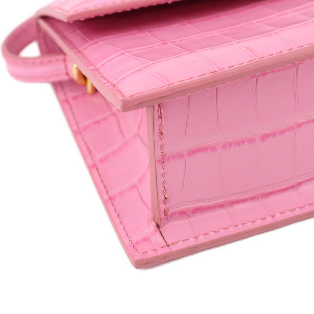 JACQUEMUS BAMBINO LONG SHOULDER BAGS PINK