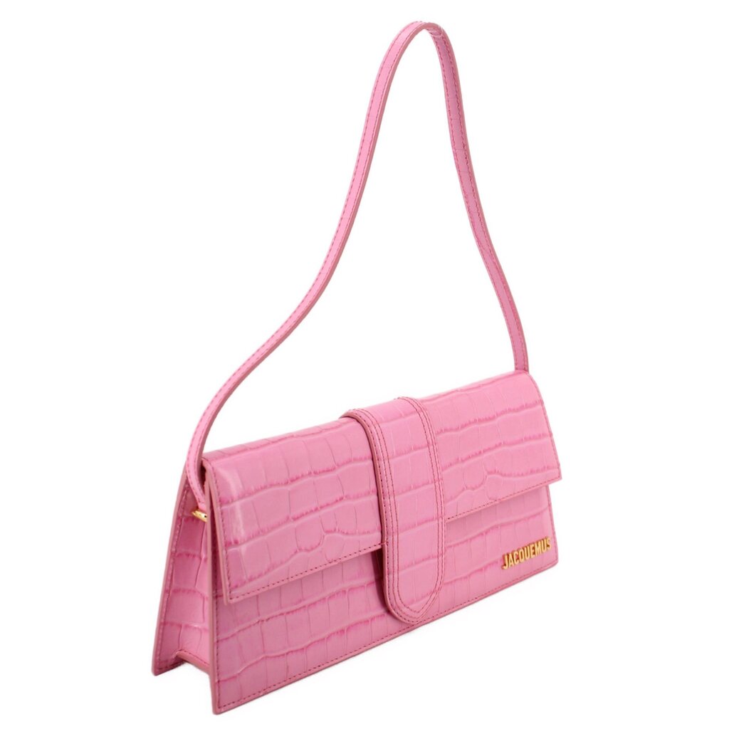 JACQUEMUS BAMBINO LONG SHOULDER BAGS PINK