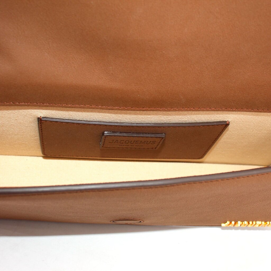 JACQUEMUS BAMBINO LONG SHOULDER BAGS BROWN