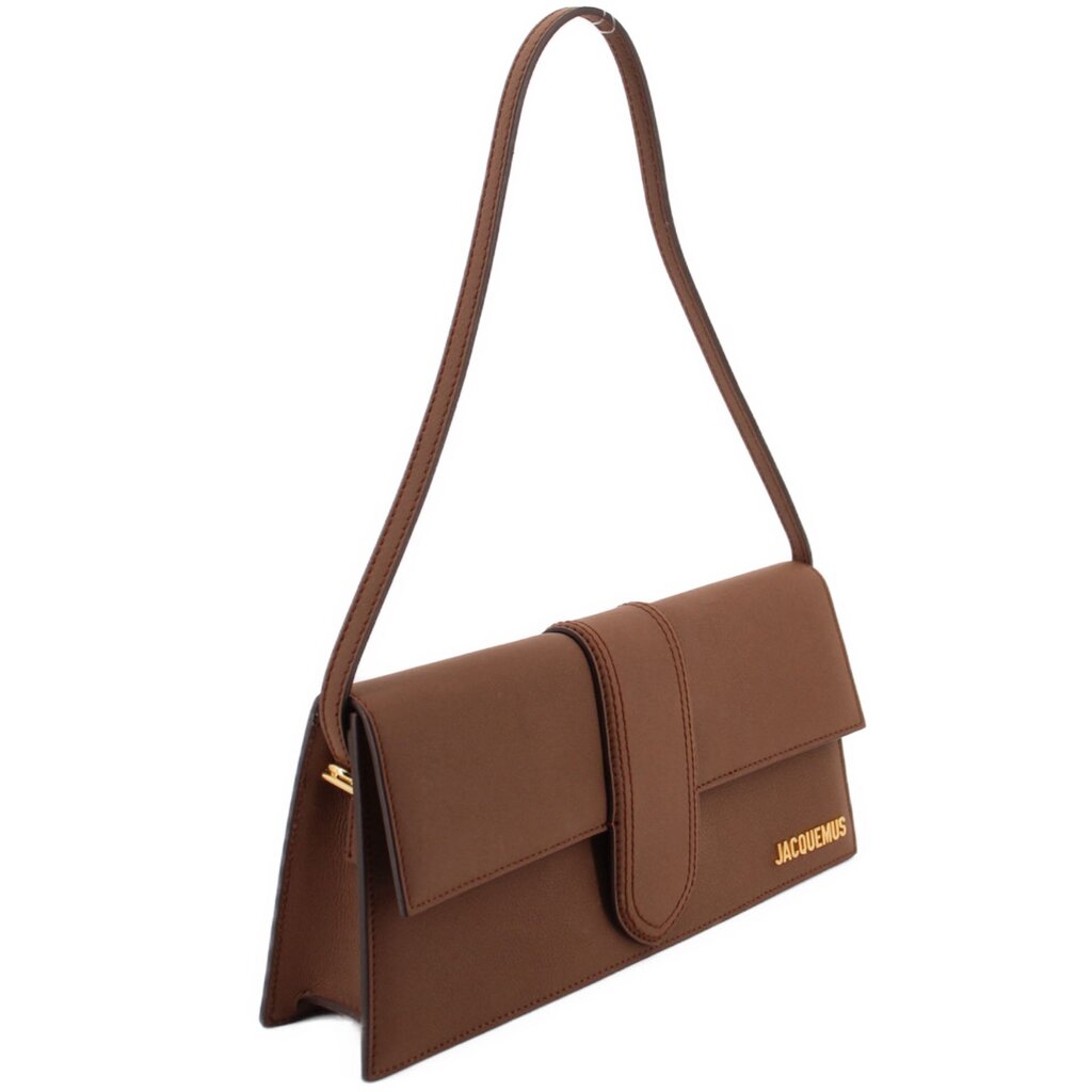 JACQUEMUS BAMBINO LONG SHOULDER BAGS BROWN