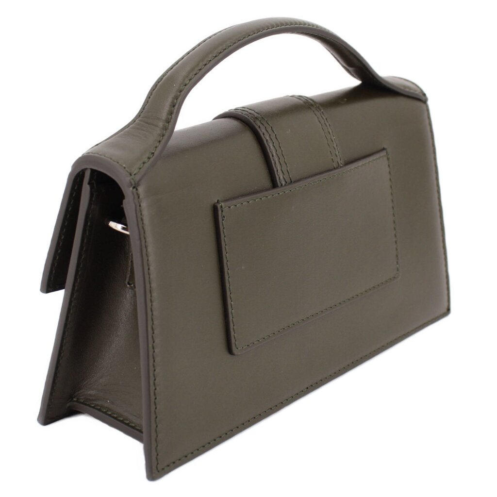 JACQUEMUS THE LARGE BAMBINO FLAP CROSSBODYS OLIVE