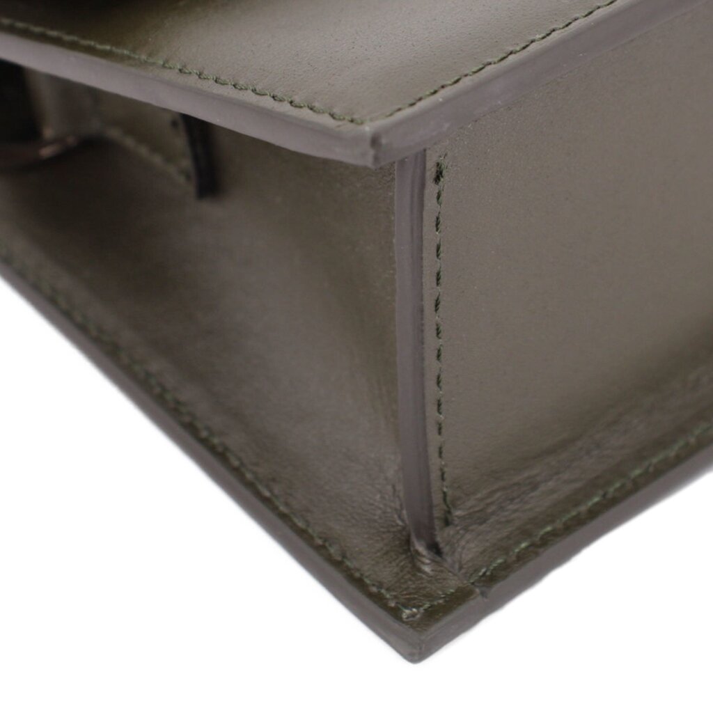 JACQUEMUS THE LARGE BAMBINO FLAP CROSSBODYS OLIVE