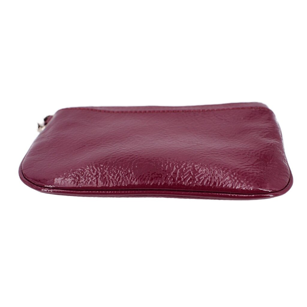 COACH PATENT SMALL WRISTLET POUCHES PURPLE