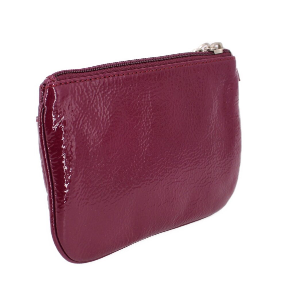COACH PATENT SMALL WRISTLET POUCHES PURPLE