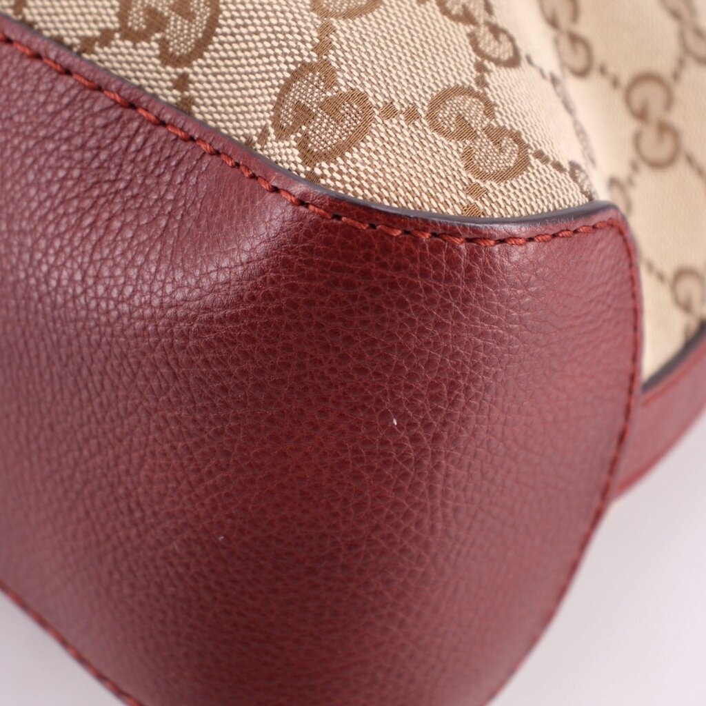 GUCCI GG CANVAS MARRAKECH HOBOS BROWN