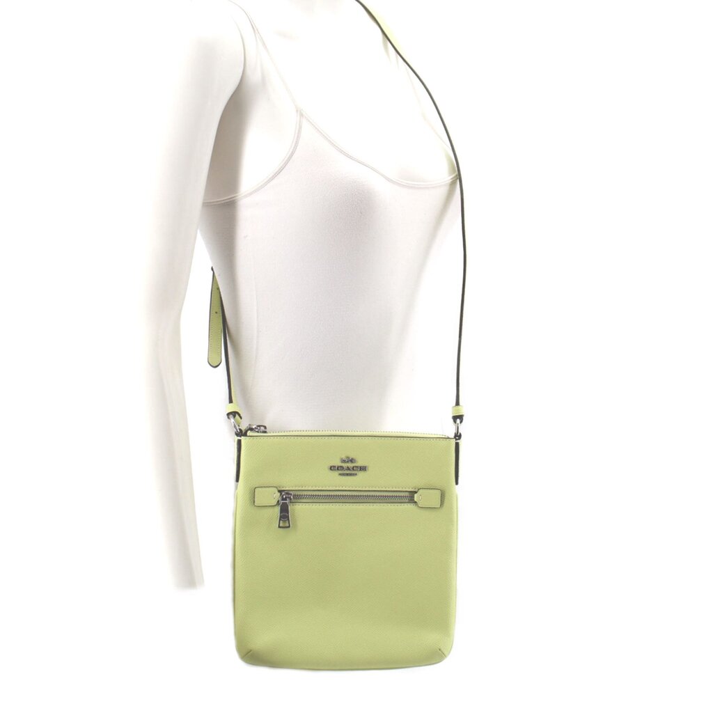 COACH ROWAN MINI FILE CROSSBODYS LIME