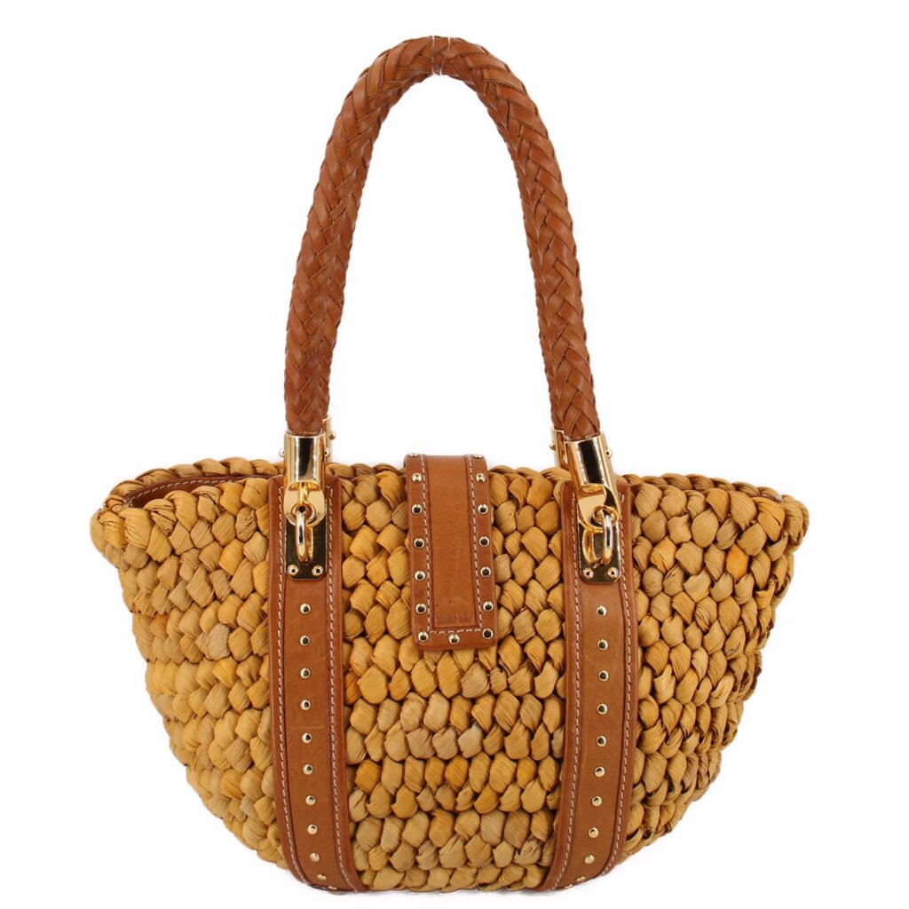 MICHAEL KORS SANTORINI SHOULDER BAGS BROWN