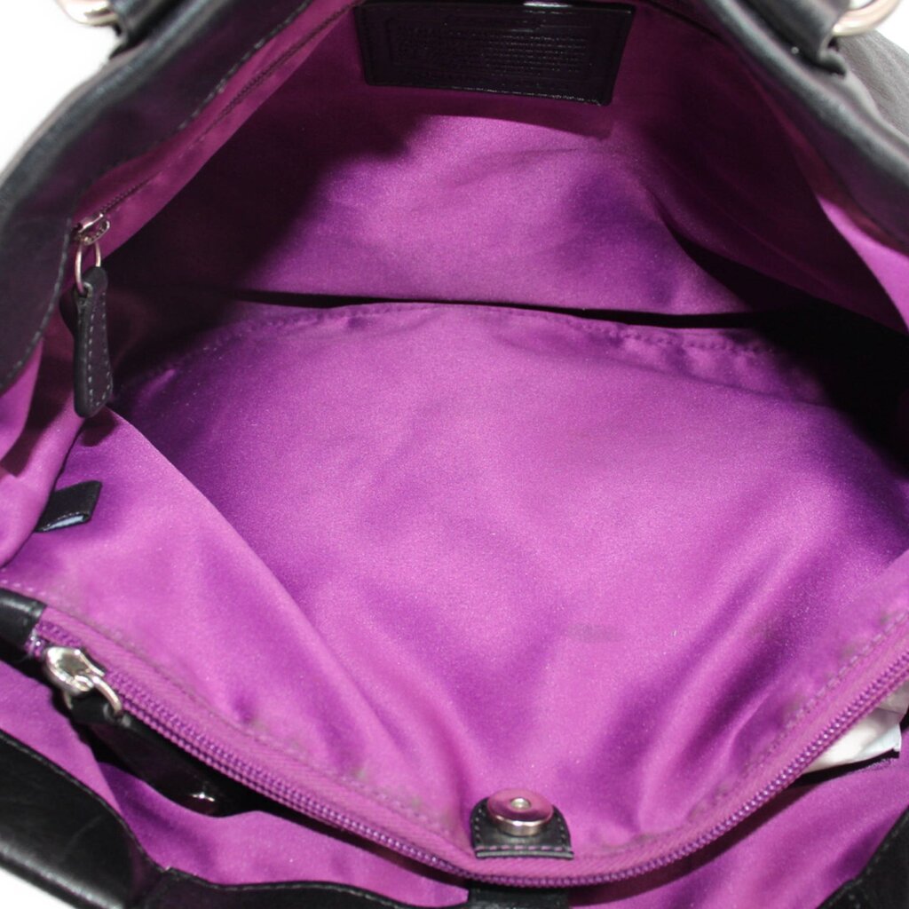 COACH VINTAGE LEATHER ASHLEY SATCHELS BLACK