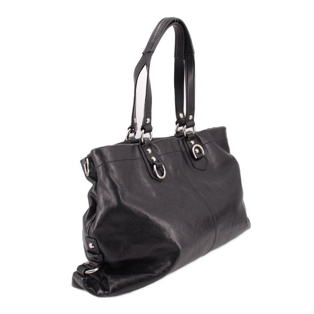 COACH VINTAGE LEATHER ASHLEY SATCHELS BLACK