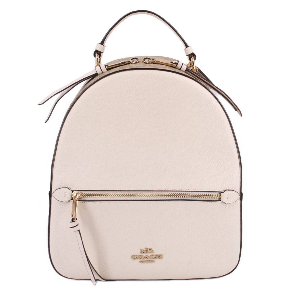 COACH JORDYN SIGNATURE CANVAS BACKPACKS WHITE