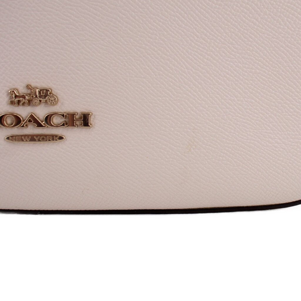 COACH JORDYN SIGNATURE CANVAS BACKPACKS WHITE