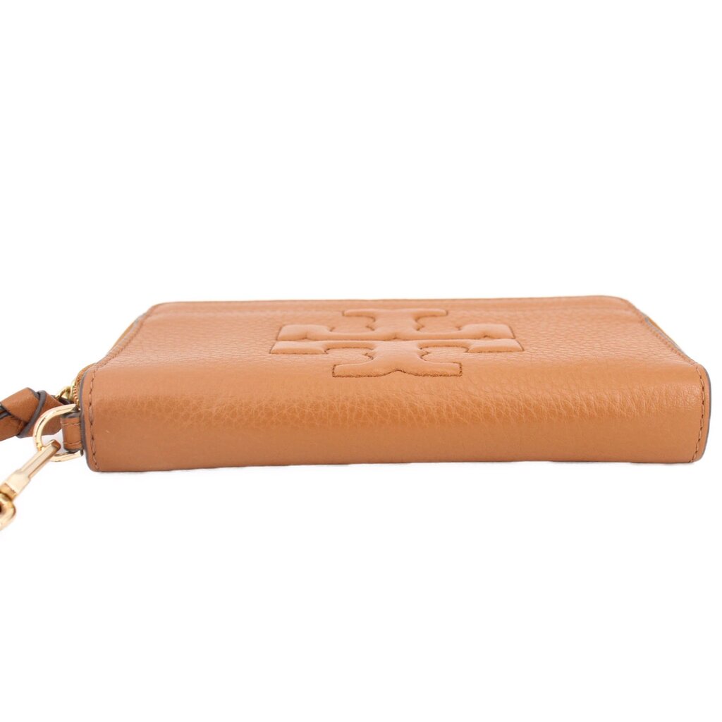 TORY BURCH BOMBE-T WRISTLET WALLETS BROWN