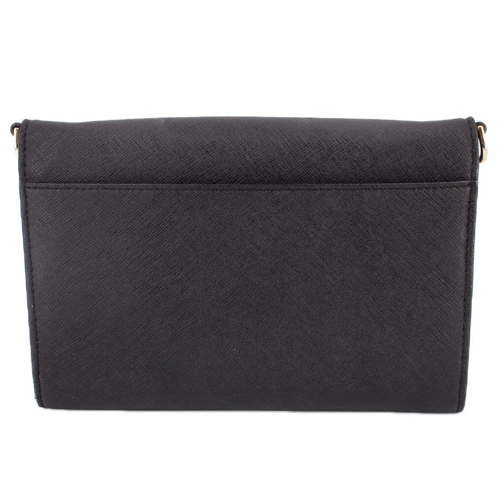 TORY BURCH EMERSON CHAIN WALLET CROSSBODYS BLACK