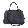 LOUIS VUITTON MONTAIGNE MM SATCHELS NAVY
