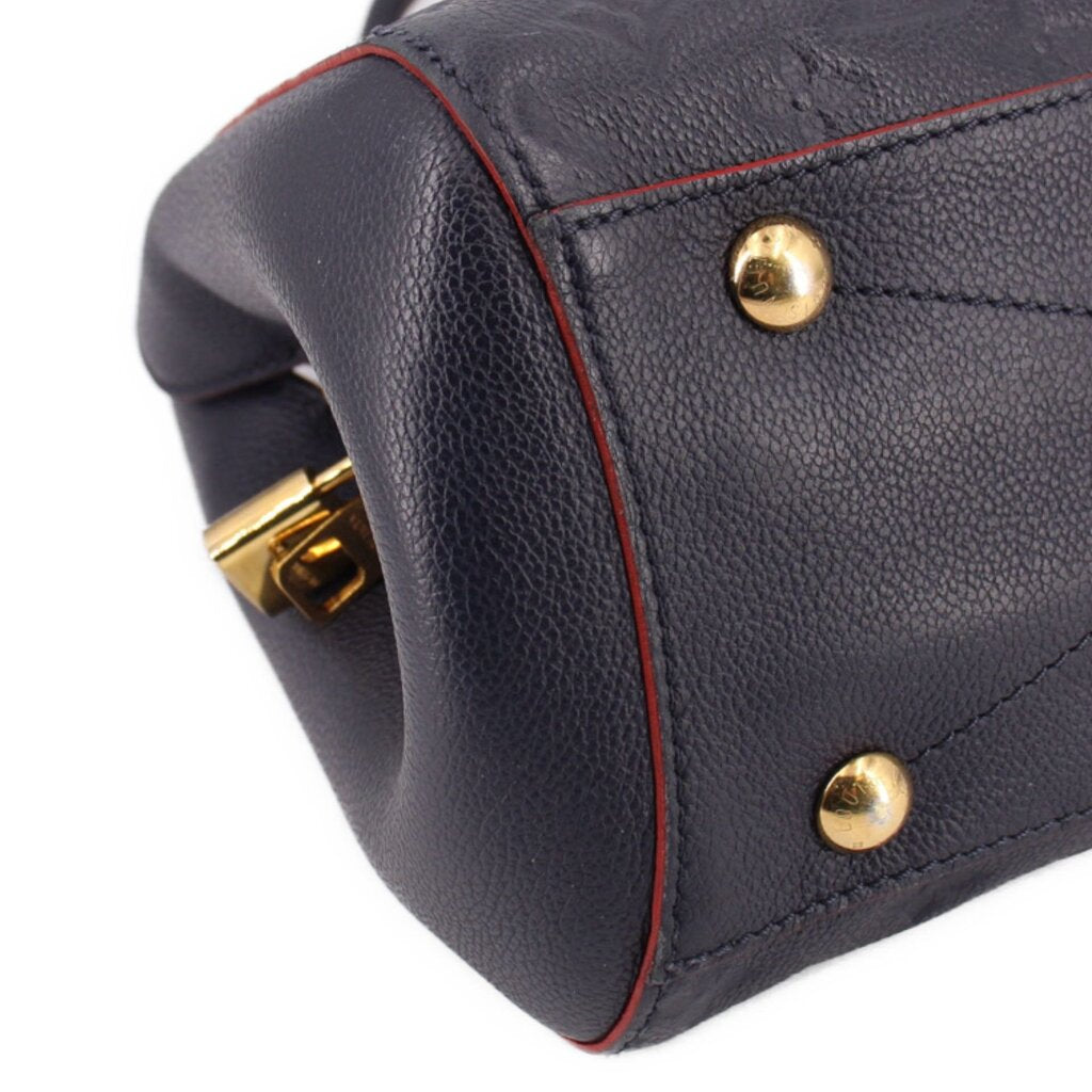 LOUIS VUITTON MONTAIGNE MM SATCHELS NAVY
