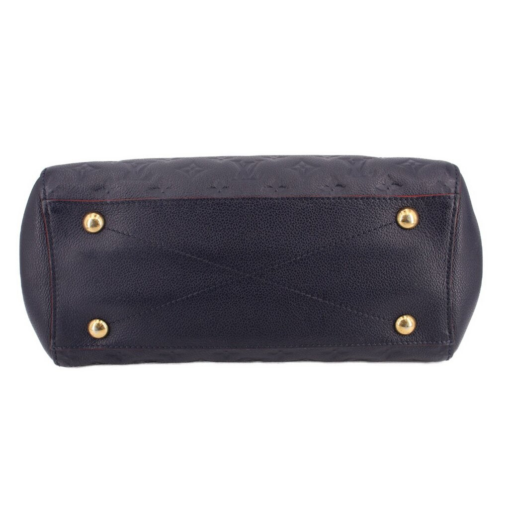 LOUIS VUITTON MONTAIGNE MM SATCHELS NAVY