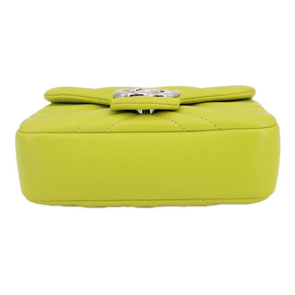 GUCCI MARMONT MINI CROSSBODYS LIME