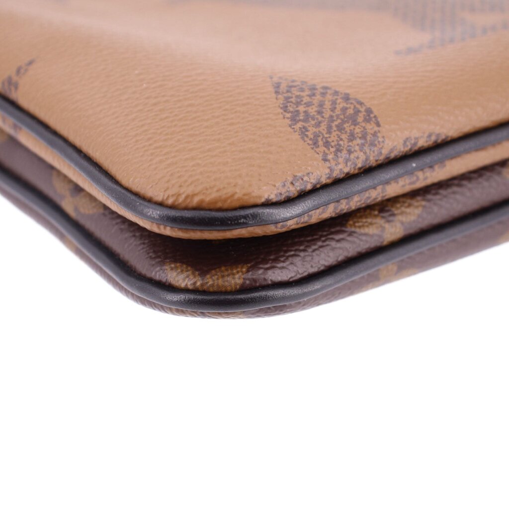 LOUIS VUITTON DOUBLE ZIP POCHETTE CROSSBODYS MONOGRAM