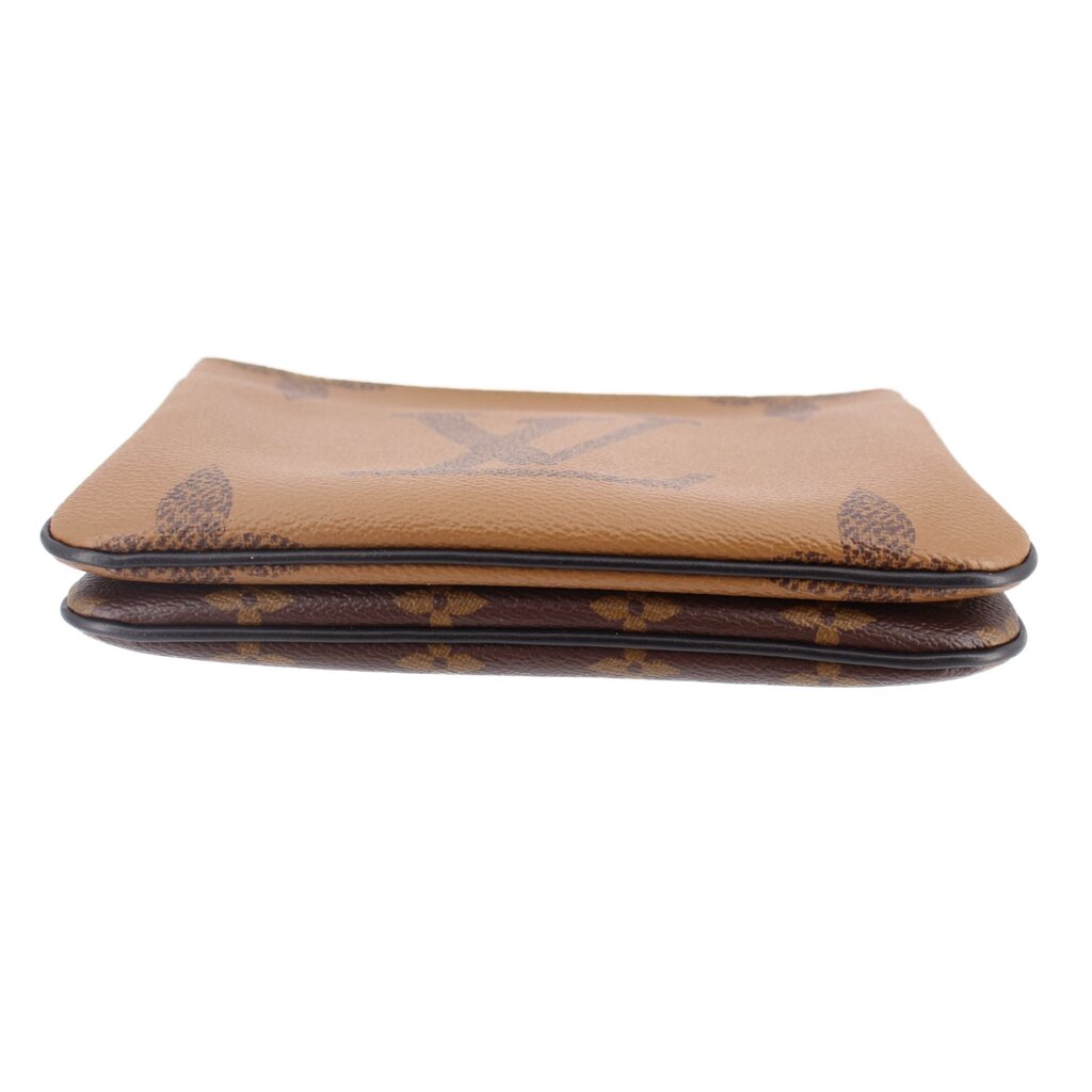 LOUIS VUITTON DOUBLE ZIP POCHETTE CROSSBODYS MONOGRAM