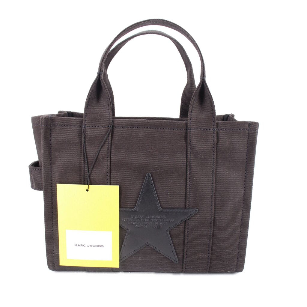 MARC JACOBS STAR CANVAS TOTES BLACK