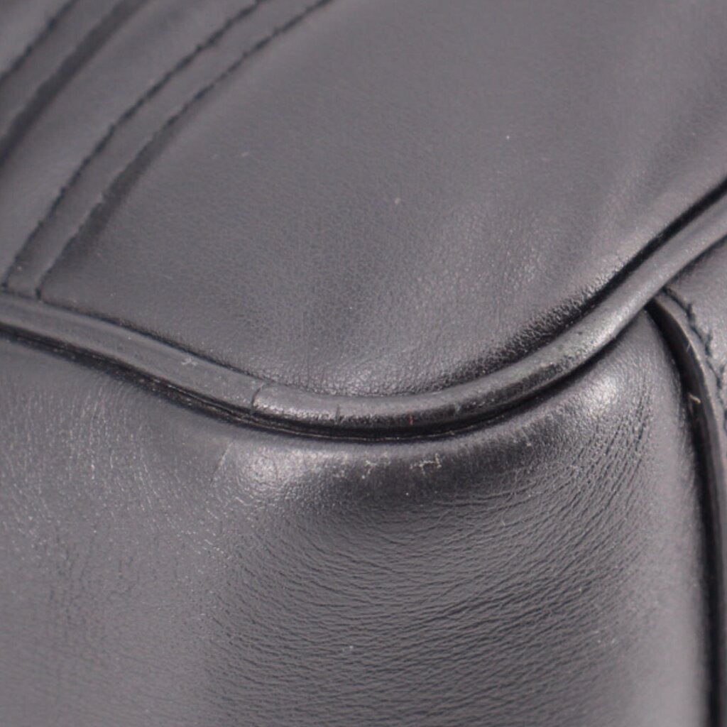 GUCCI MEDIUM MARMONT SHOULDER BAGS BLACK