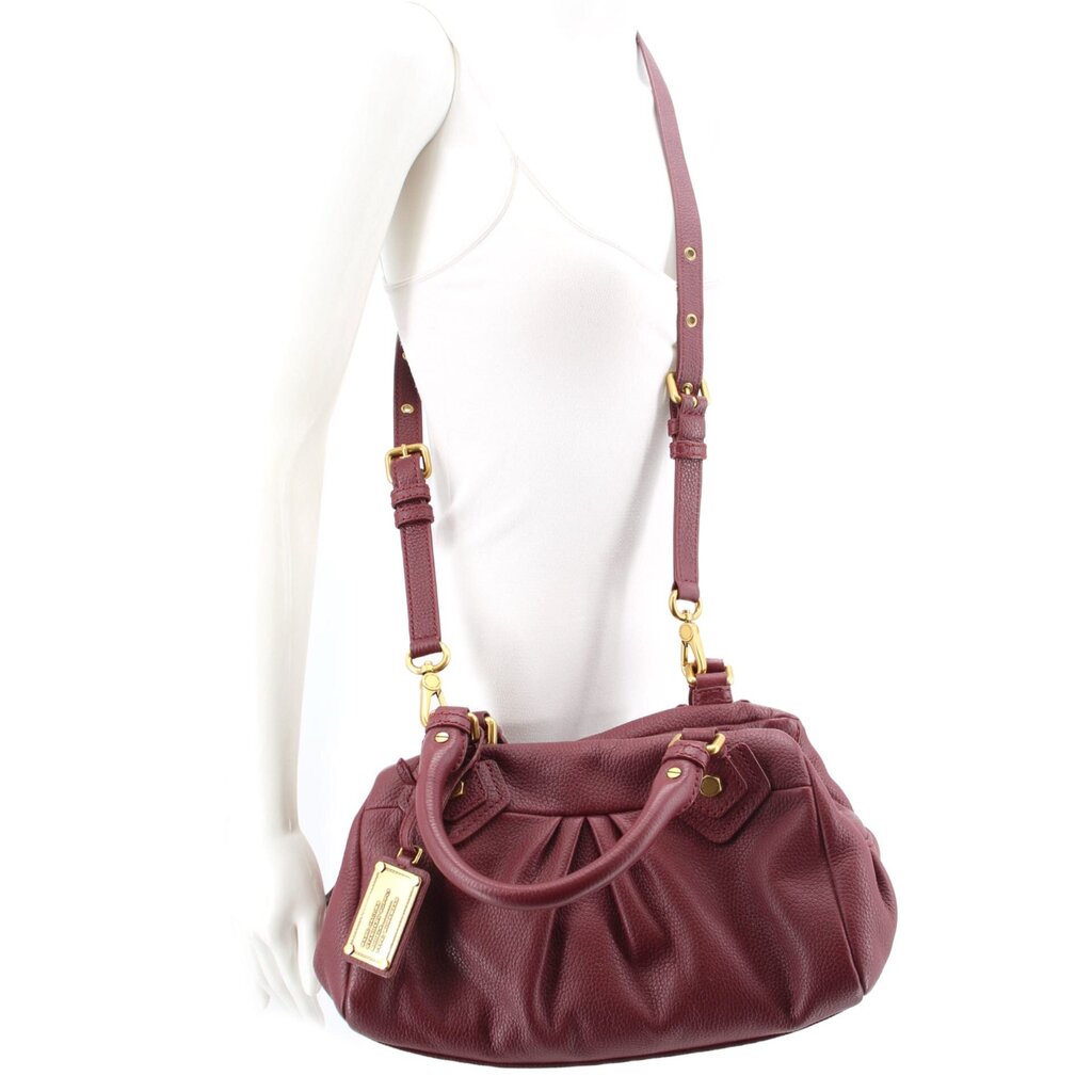 MARC JACOBS Q BABY GROVEE SATCHELS MAROON