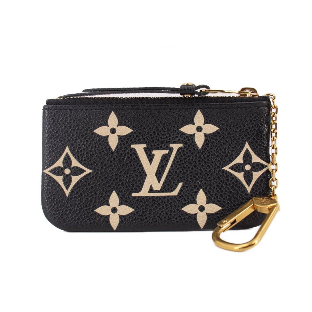 LOUIS VUITTON KEY POUCH WALLETS BLACK