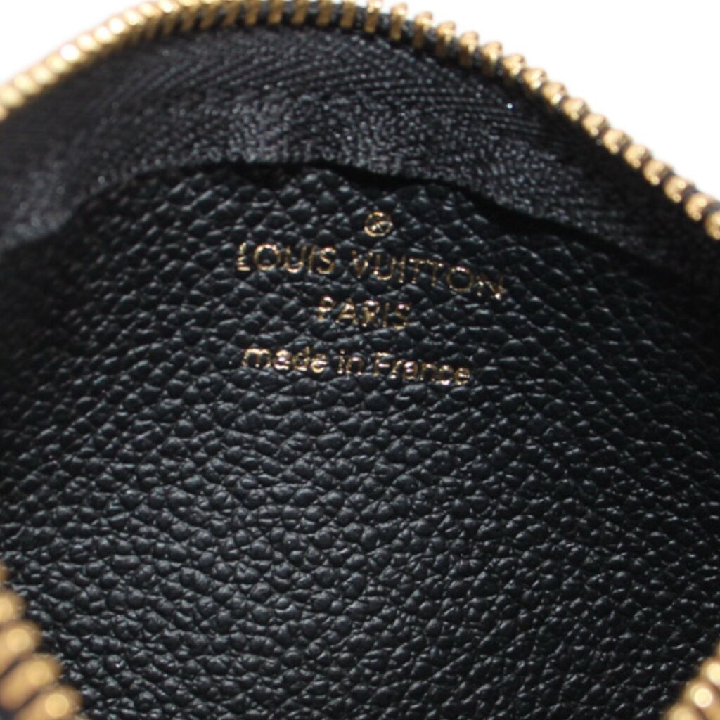 LOUIS VUITTON KEY POUCH WALLETS BLACK